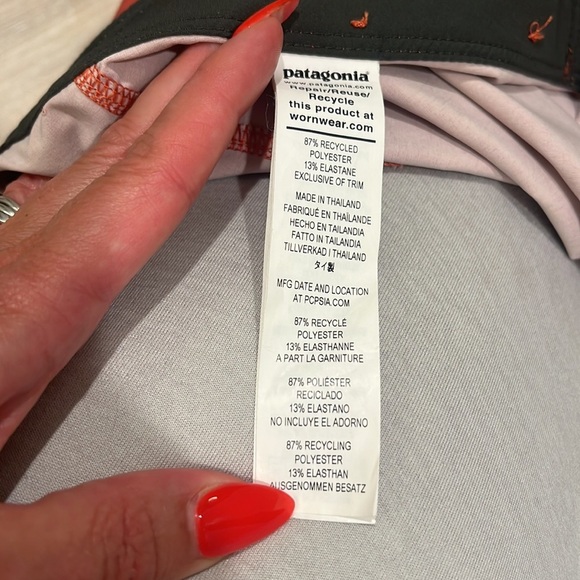 Patagonia Hydro Series Boardshorts Swim Trunks Size 35 - Picture 9 of 10